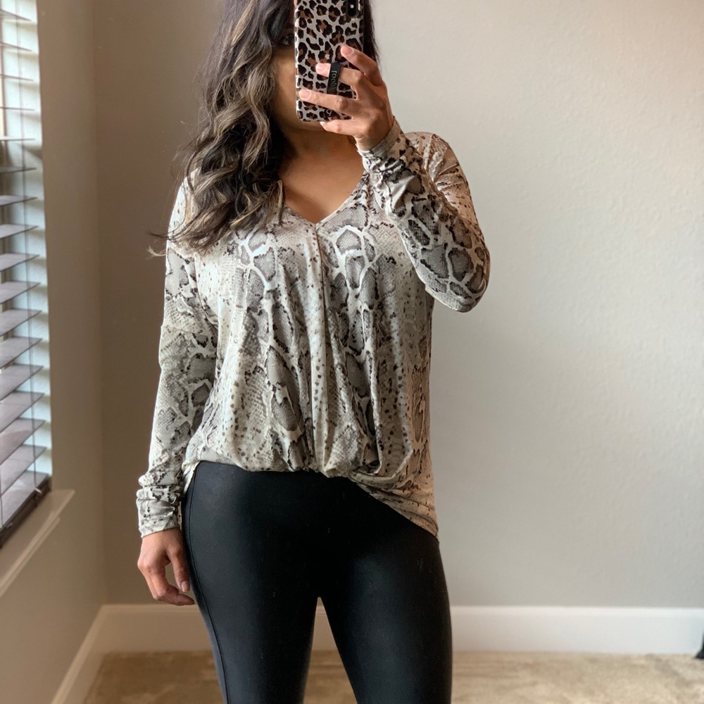 Snake Print Top - Picture 3 of 3